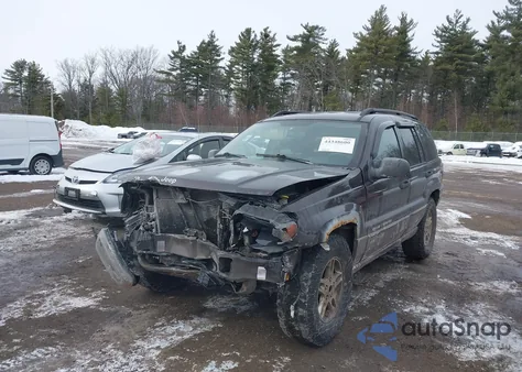 2004 Jeep Grand Cherokee Laredo из США, поврежденный, VIN 1J4GW48SX4C160282